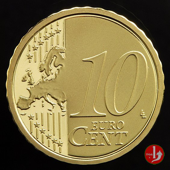 10 centesimi di Euro 2008 (Roma)