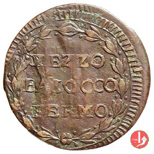 1/2 baiocco (fascio) 1798 (Fermo)