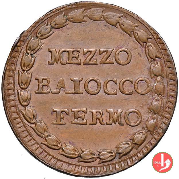 1/2 baiocco (stemma) 1798 (Fermo)