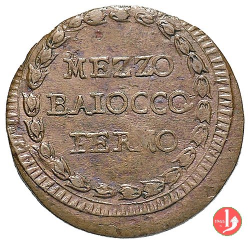 1/2 baiocco (stemma) 1798 (Fermo)