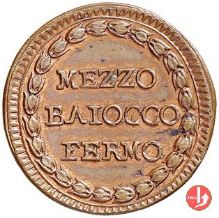 1/2 baiocco (stemma) 1798 (Fermo)