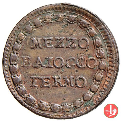 1/2 baiocco (stemma) 1798 (Fermo)