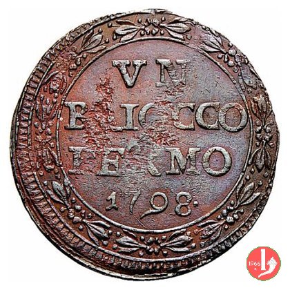 1 baiocco (anno I) 1798 (Fermo)