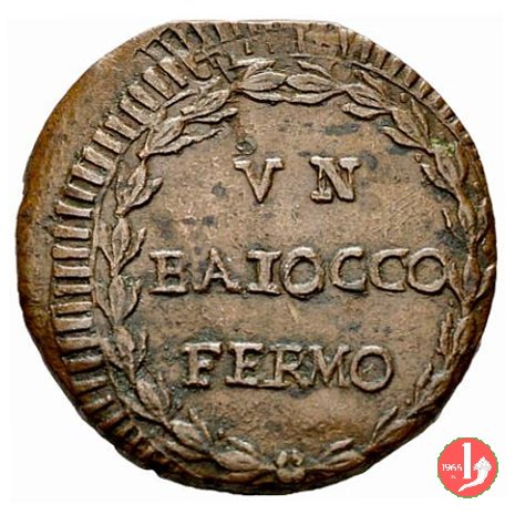 1 baiocco (anno I) 1798 (Fermo)