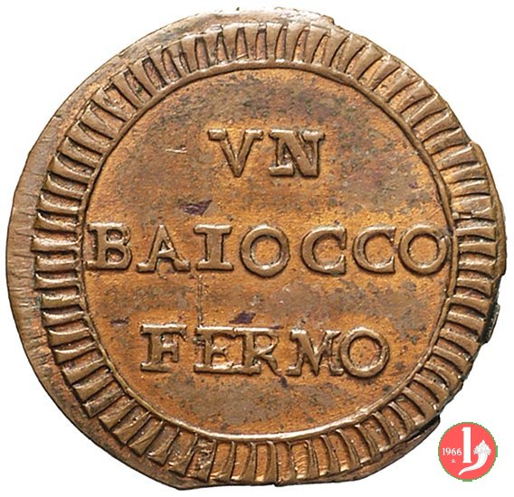 1 baiocco (fascio) 1798 (Fermo)