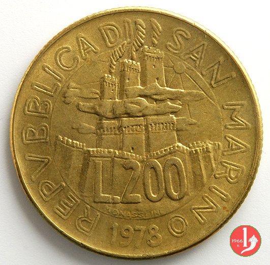 200 Lire 1978 (Roma)