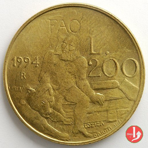 200 Lire 1994 (Roma)