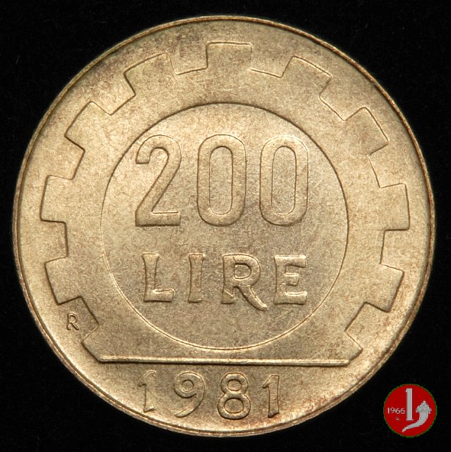 200 lire 1981 (Roma)