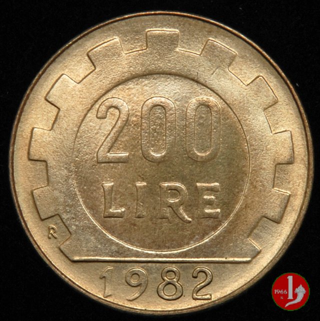 200 lire 1982 (Roma)