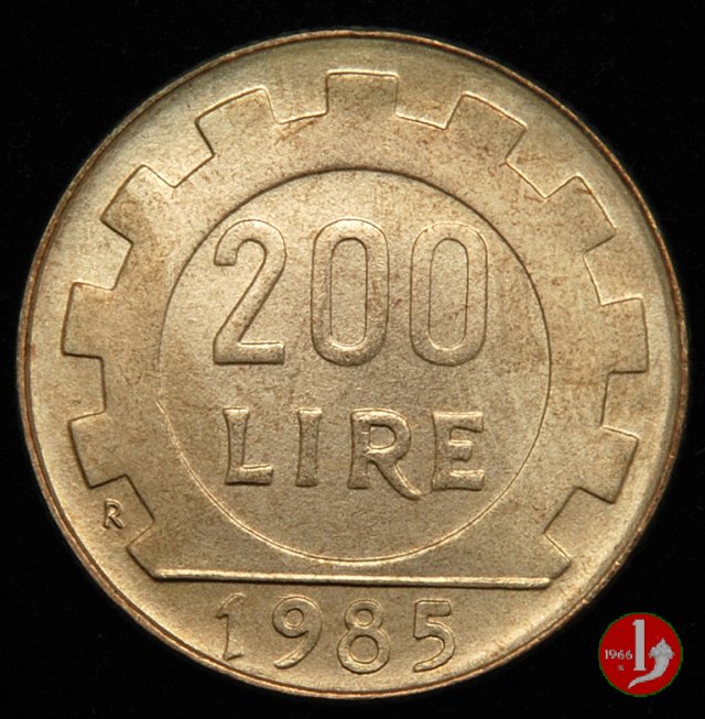 200 lire 1985 (Roma)