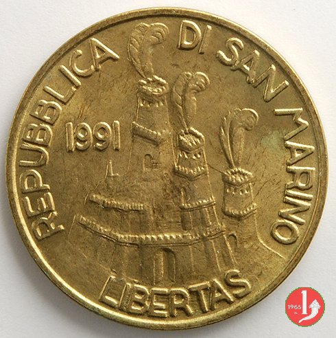 20 Lire 1991 (Roma)