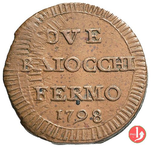 2 baiocchi (fascio) 1798 (Fermo)