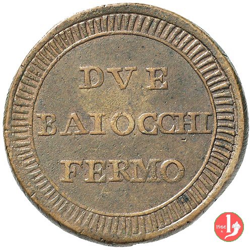 2 baiocchi (fascio) 1798 (Fermo)