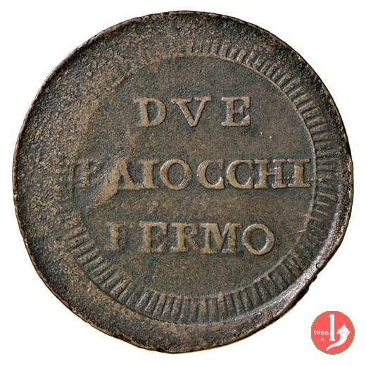 2 baiocchi (fascio) 1798 (Fermo)