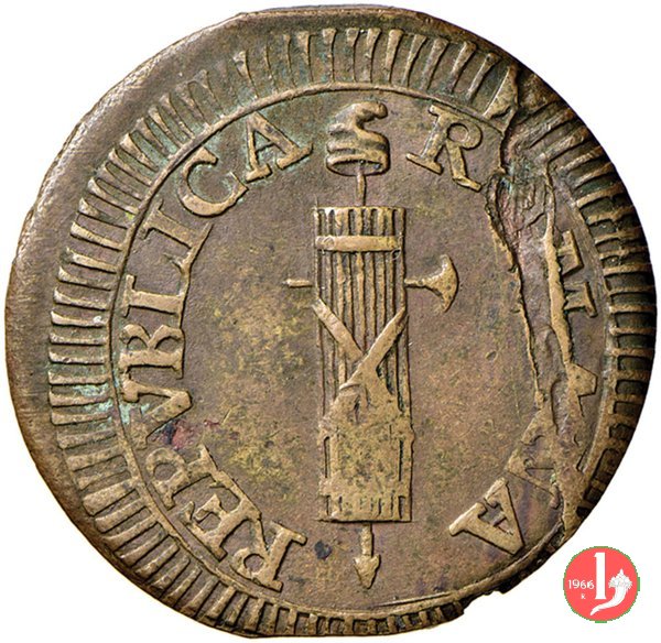 2 baiocchi (fascio) 1798 (Fermo)