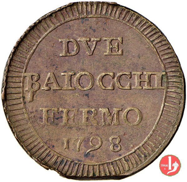 2 baiocchi (fascio) 1798 (Fermo)