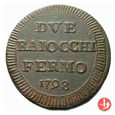 2 baiocchi (fascio) 1798 (Fermo)