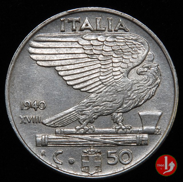 50 centesimi impero 1940 (Roma)