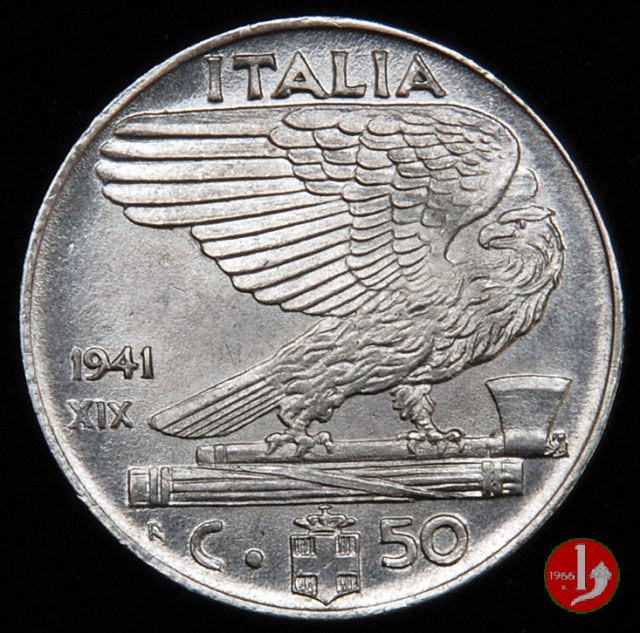 50 centesimi impero 1941 (Roma)