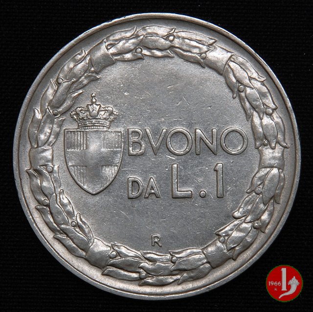 Buono da 1 lira 1922 (Roma)