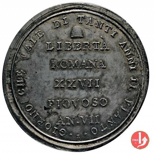 Scudo medaglia 1799 (Roma)