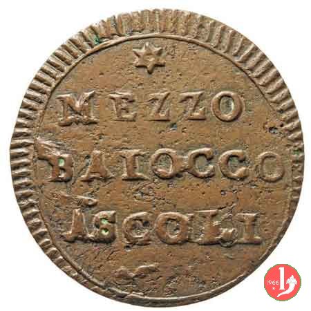 mezzo baiocco 1798-1799 (Ascoli)