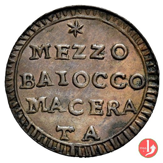 mezzo baiocco 1798 (Macerata)