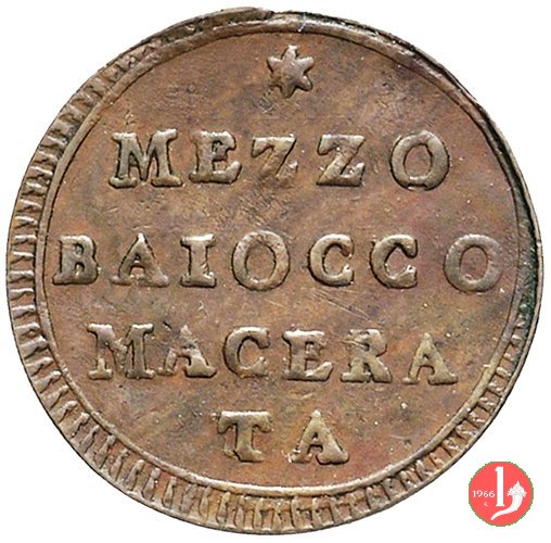 mezzo baiocco 1798 (Macerata)