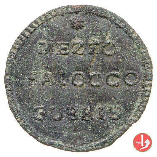 mezzo baiocco 1798 (Gubbio)