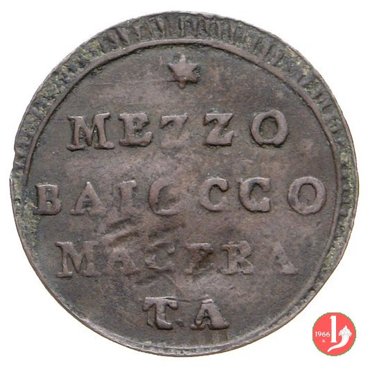 mezzo baiocco 1798 (Macerata)