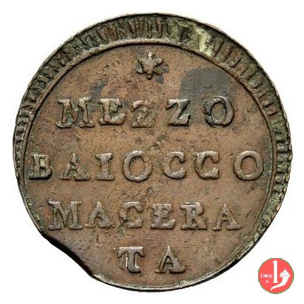 mezzo baiocco 1798 (Macerata)