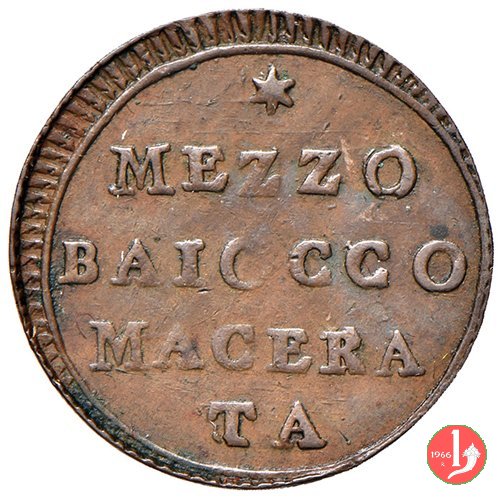 mezzo baiocco 1798 (Macerata)