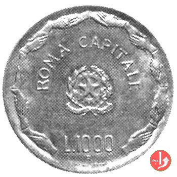 progetto 1000 lire 1970 (Roma capitale e mani) 1970 (Roma)