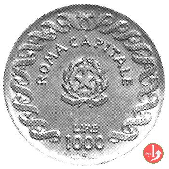 progetto 1000 lire 1970 (Roma capitale e nastro) 1970 (Roma)