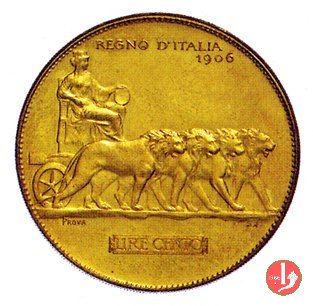 progetto 100 lire 1906 1906 (Johnson)