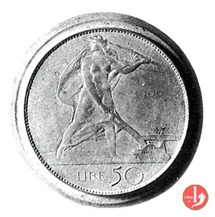 progetto 50 lire 1906 1906 (Johnson)