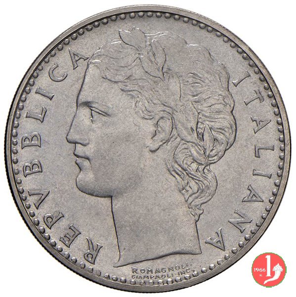 prova 100 lire 1950 in acmonital 1950 (Roma)