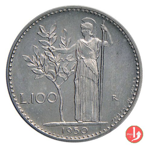 prova 100 lire 1950 in italma 1950 (Roma)