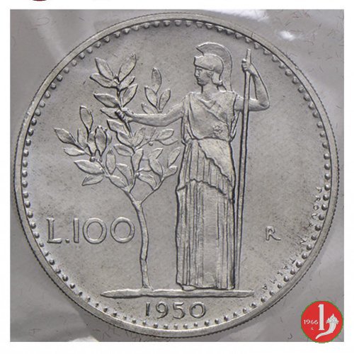 prova 100 lire 1950 in italma 1950 (Roma)