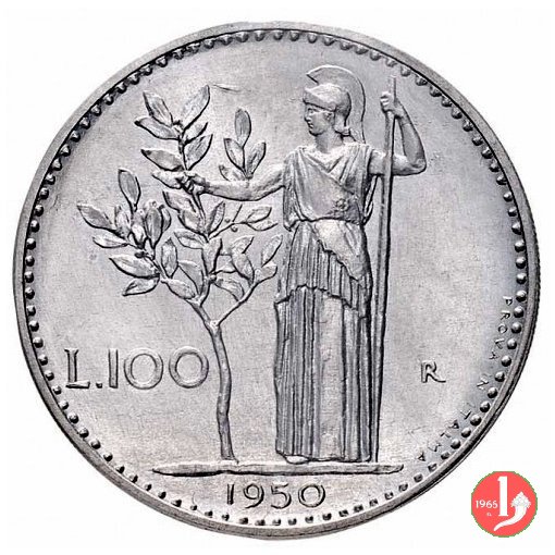 prova 100 lire 1950 in italma 1950 (Roma)