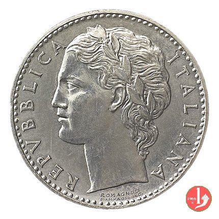 prova 100 lire 1950 in nichel 1950 (Roma)