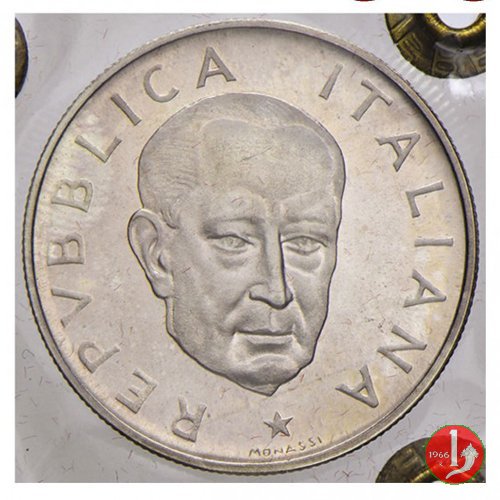 prova 100 lire 1974 (Marconi) in argento 1974 (Roma)