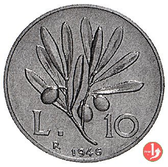 prova 10 lire 1946 ITALIA 1946 (Roma)