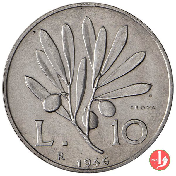 prova 10 lire 1946 1946 (Roma)