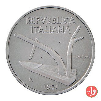 prova 10 lire 1951 1951 (Roma)