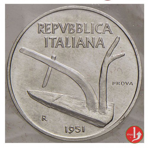 prova 10 lire 1951 1951 (Roma)