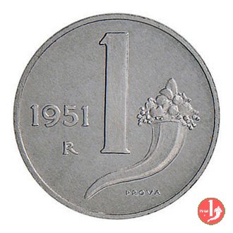 prova 1 lira 1951 1951 (Roma)