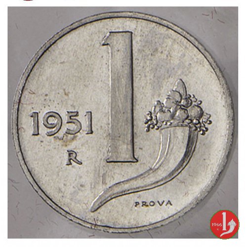 prova 1 lira 1951 1951 (Roma)