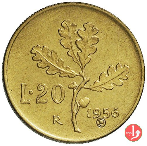 prova 20 lire 1956 1956 (Roma)