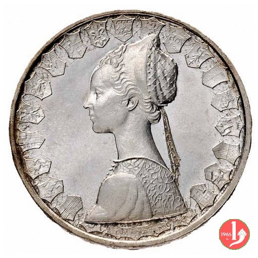 prova 500 lire 1957 (Caravelle) 1957 (Roma)